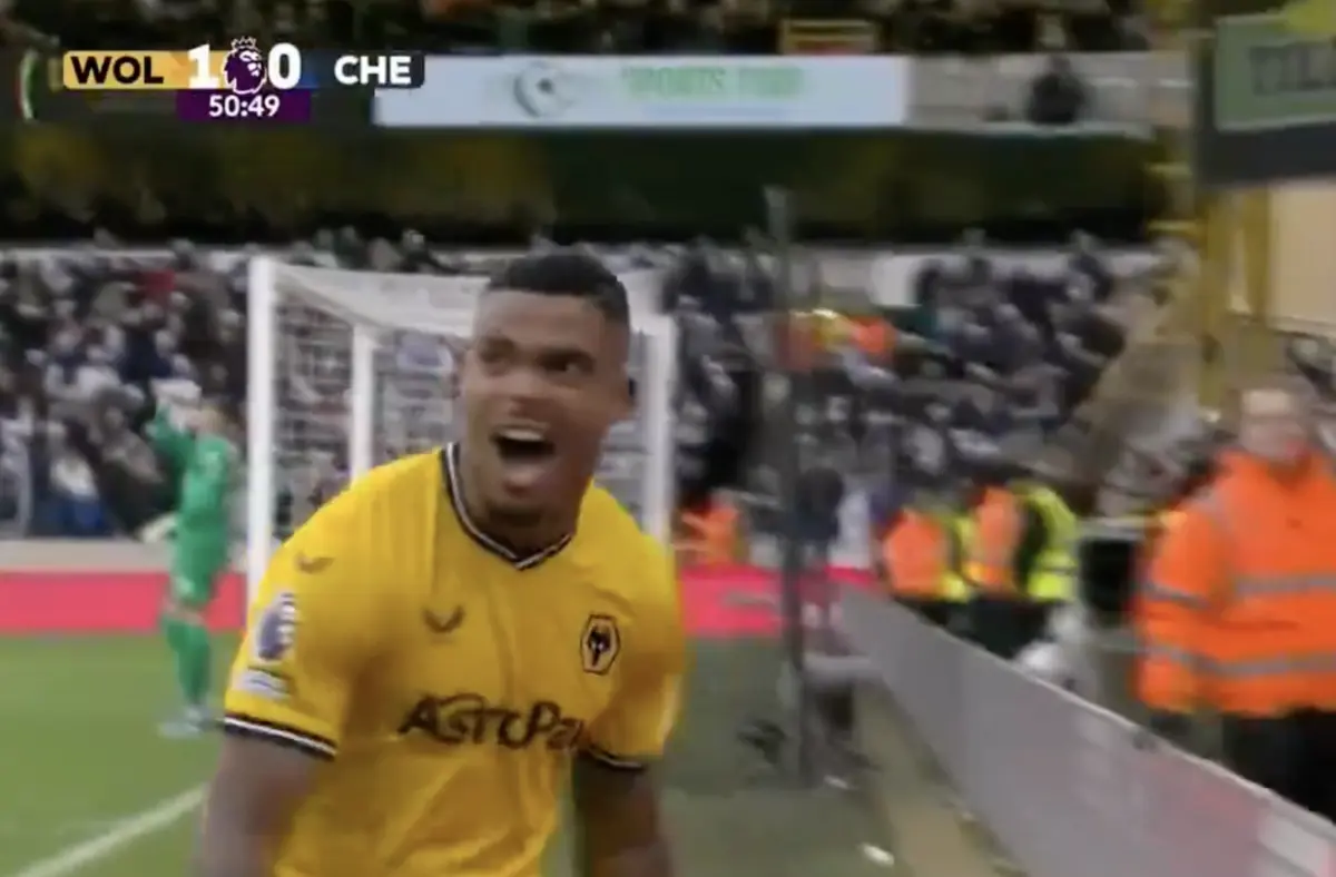 Imagem de contexto do artigo De cabeça, sem tirar os pés do chão: Lemina abriu assim o marcador do Wolves-Chelsea