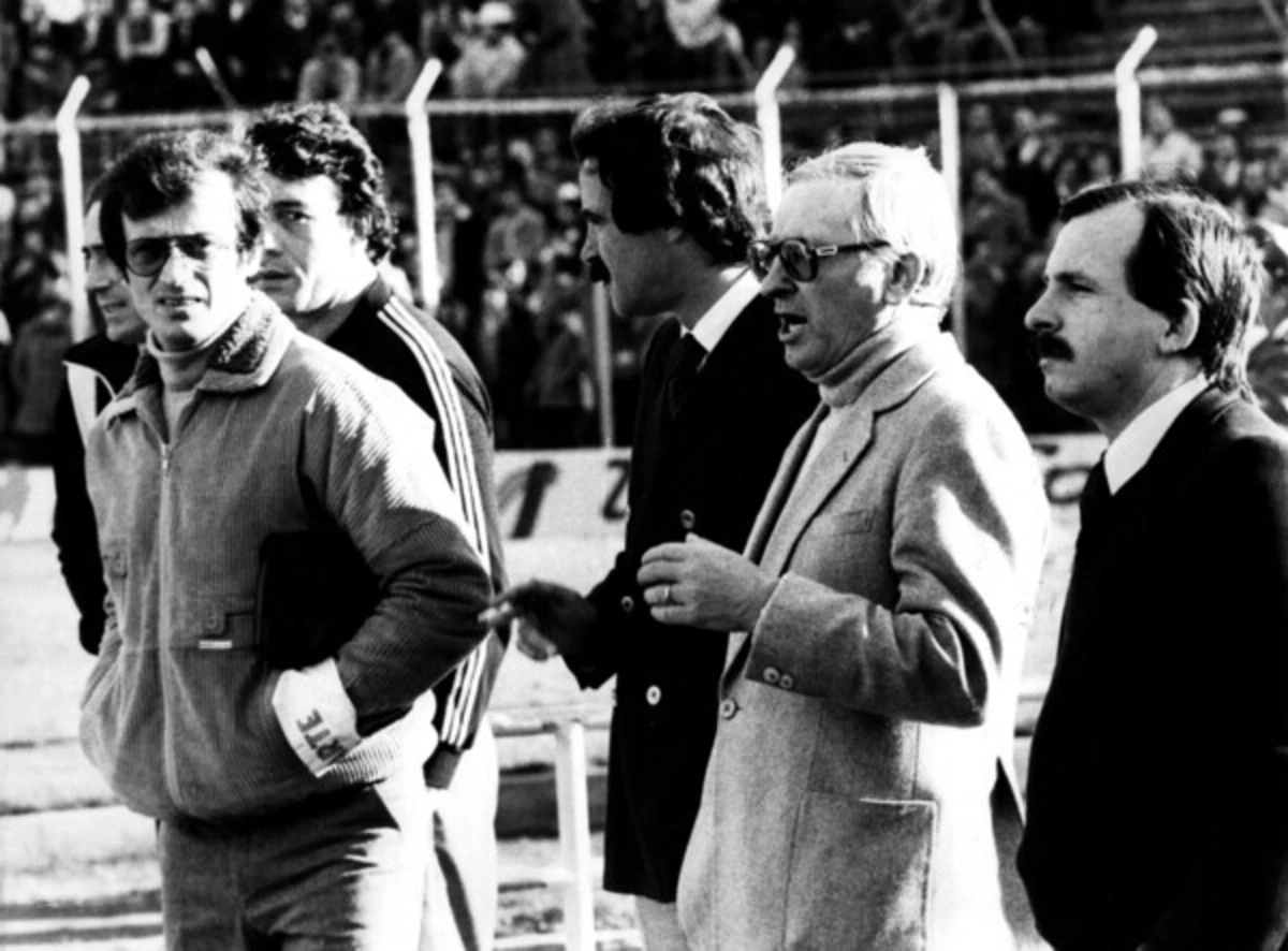 José Maria Pedroto e o seu adjunto na altura, Artur Jorge (créditos: arquivo)