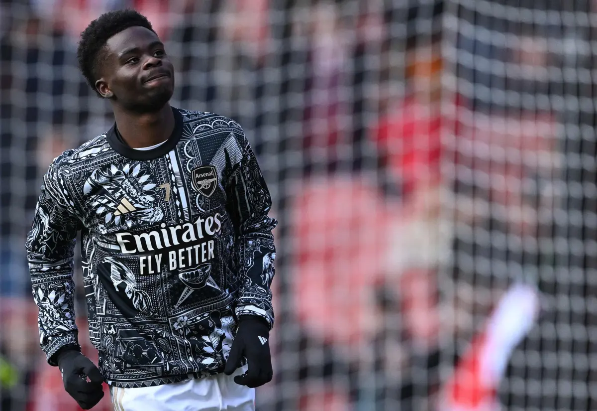Bukayo Saka (créditos: AFP)