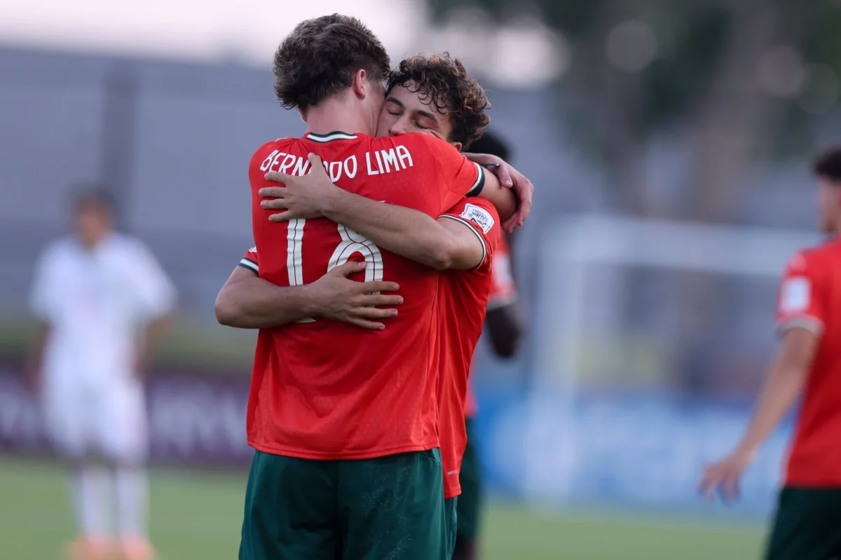 Imagem de contexto do artigo Portugal está apurado para os 16 avos de final do Mundial de sub-17