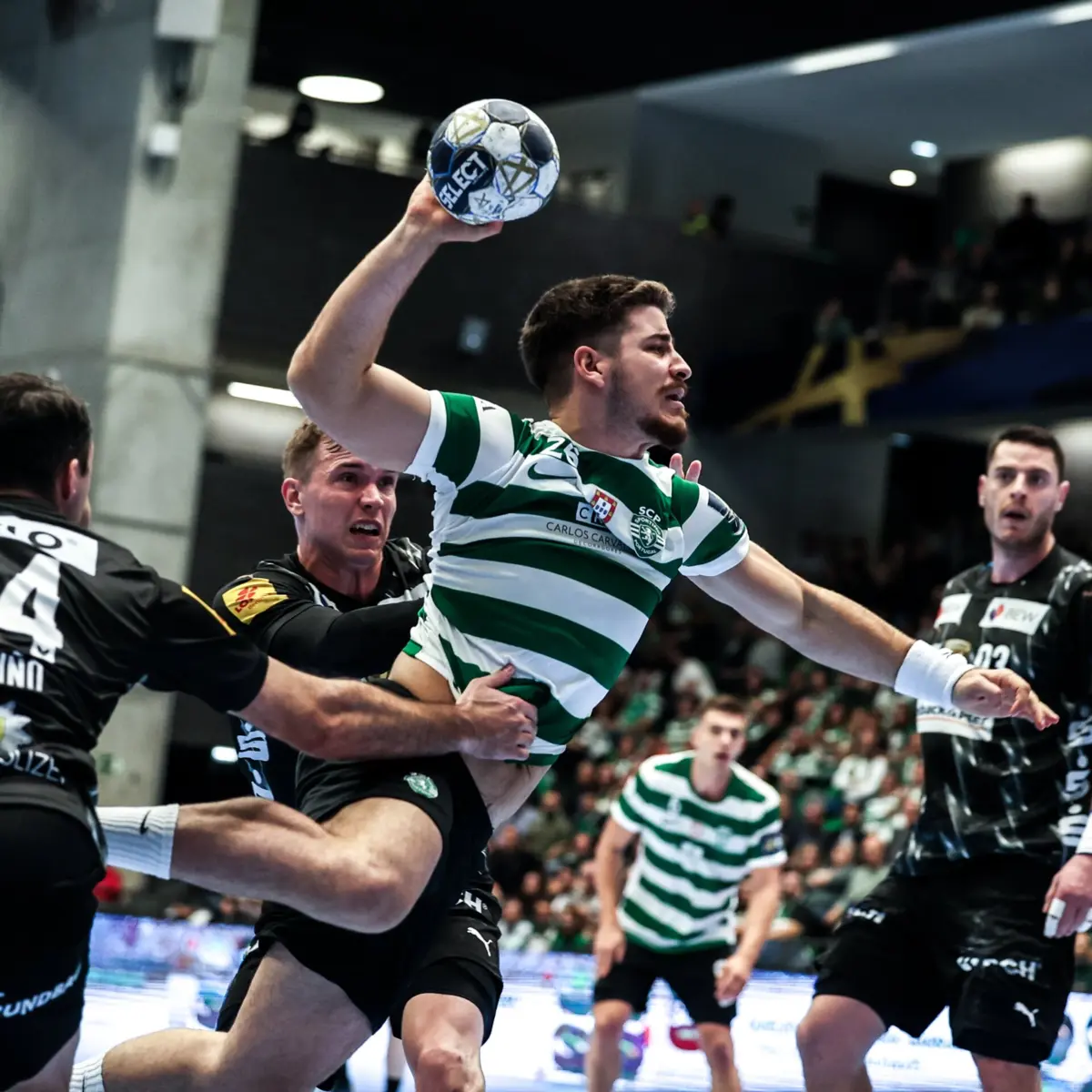 Imagem de contexto do artigo Sporting perde na receção ao Fuchse Berlim para a Liga dos Campeões de andebol