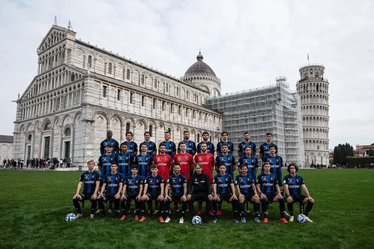 O Pisa subiu à Serie A 34 anos depois (créditos: Pisa SC /Instagram)