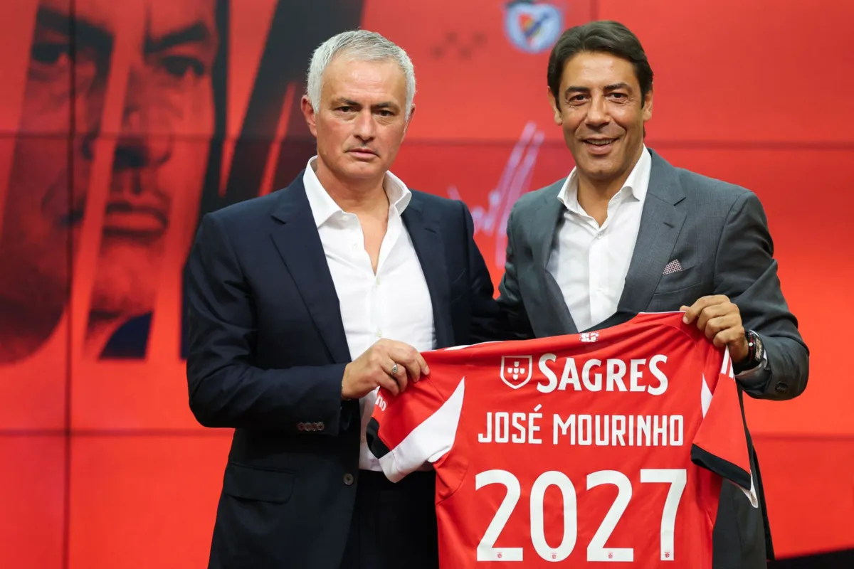 Mourinho e Rui Costa