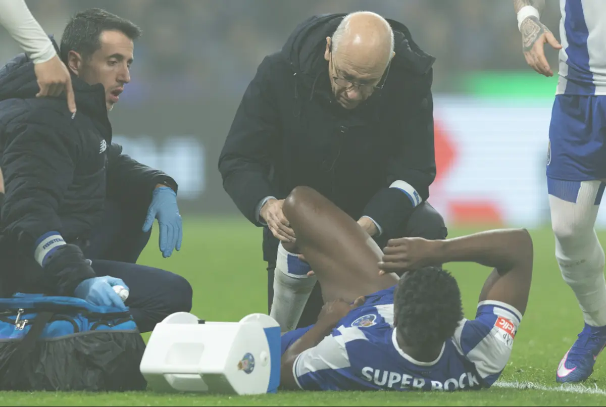 Samu esionou-se frente ao Sporting