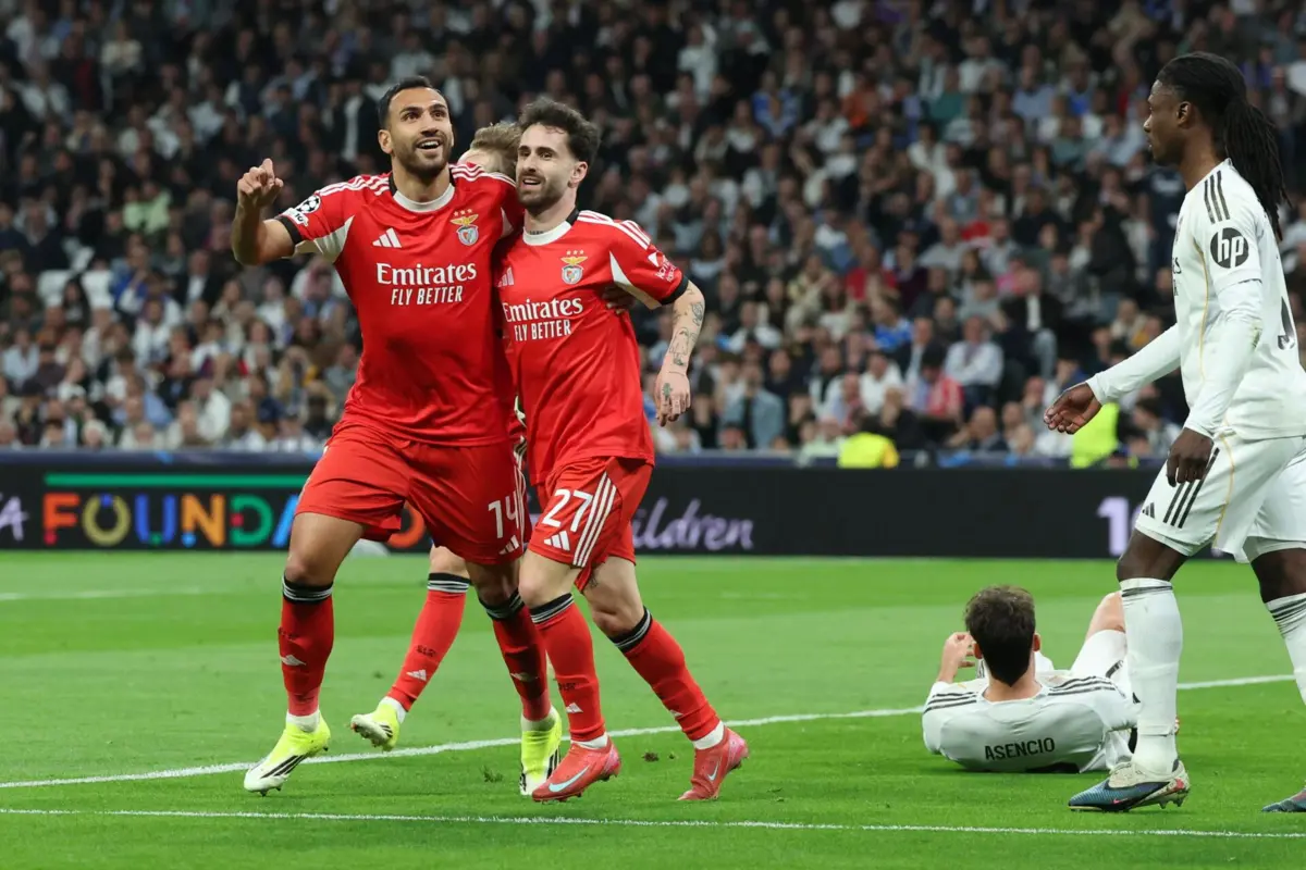 Imagem de contexto do artigo Rafa marca para o Benfica, mas Real Madrid empata logo a seguir: veja os golos