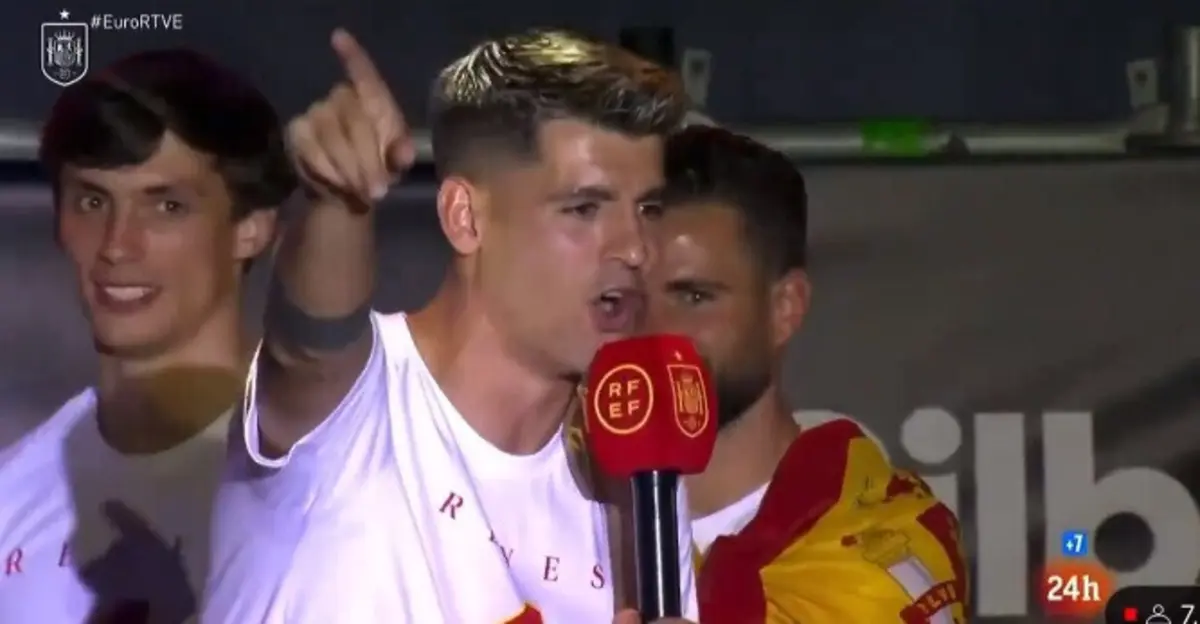 Imagem de contexto do artigo "Gibraltar é espanhol": UEFA acusa Morata e Rodri de violar quatro normas
