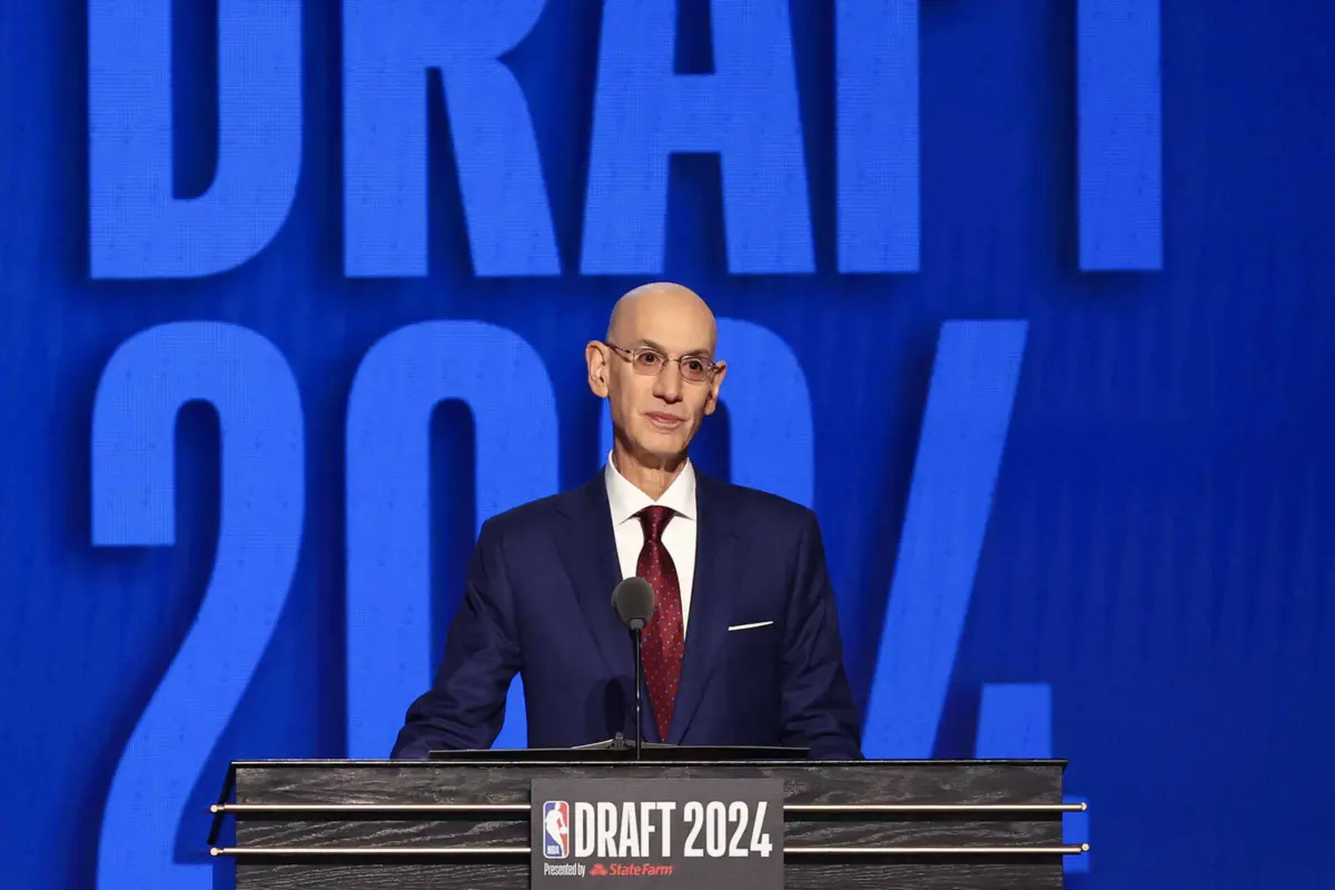 Adam Silver, comissário da NBA (Créditos: Sarah Stier/Getty Images/AFP )