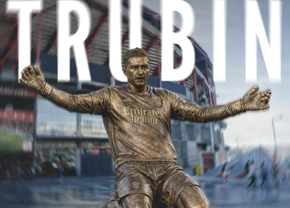 "Estátua" de Trubin