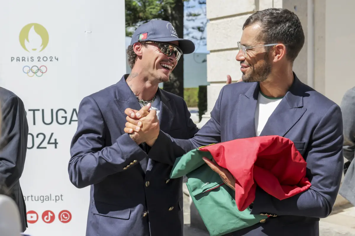 Gustavo Ribeiro com Fernando Pimenta (Créditos: Gerardo Santos/Global Imagens)