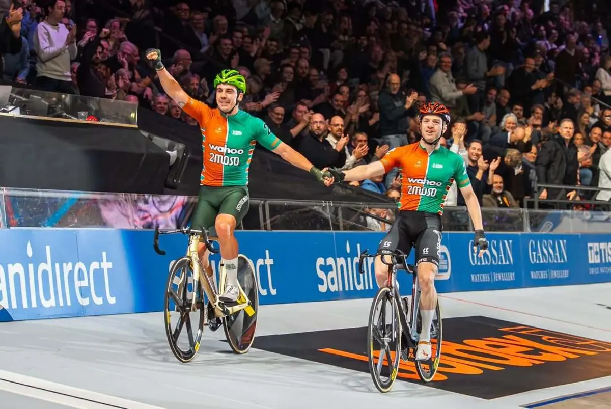 Iúri Leitão e Yoeri Havik celebram um dos seus triunfos