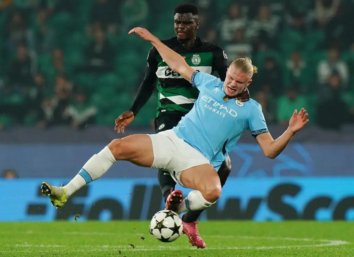 Diomande defronta Haaland na Liga dos Campeões (créditos: Instagram)