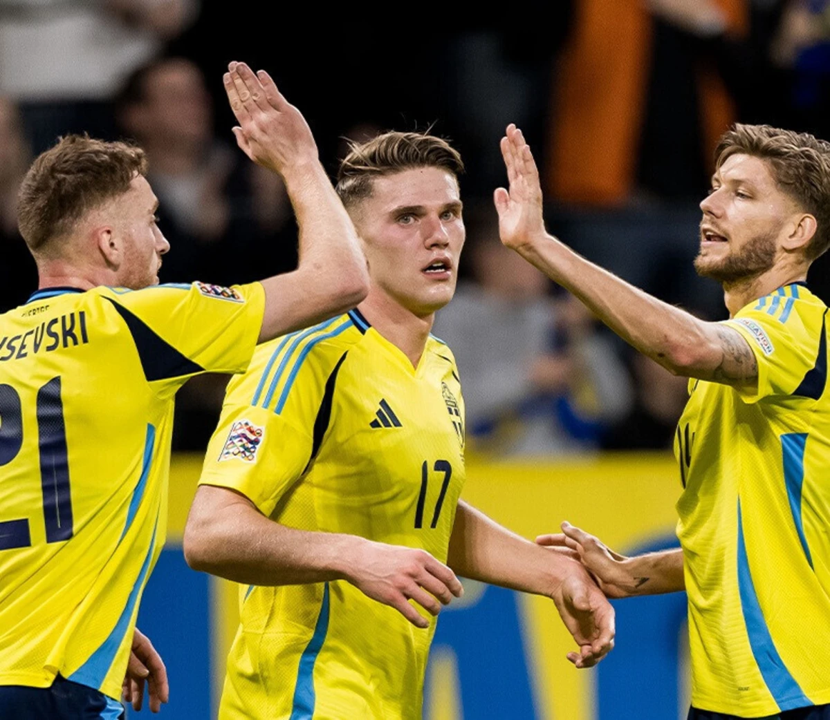 Imagem de contexto do artigo Gyokeres faz póquer na goleada da Suécia e Azerbaijão, de Fernando Santos, desce à Liga D
