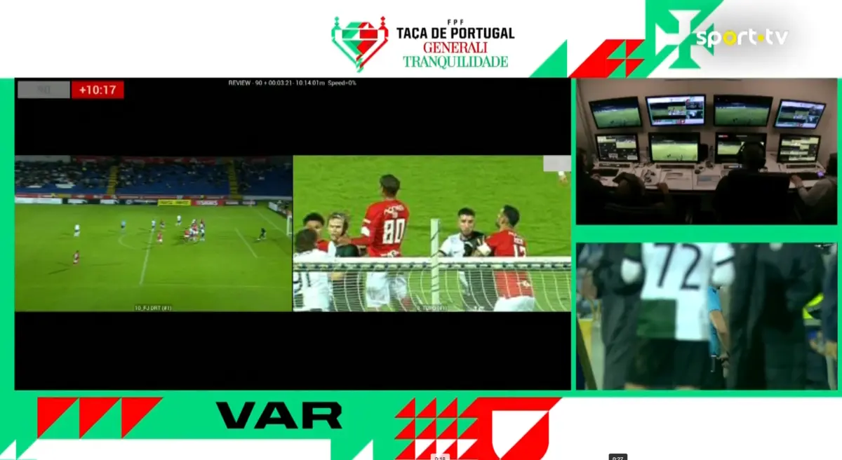 Imagem de contexto do artigo Duarte Gomes e o penálti de Hjulmand: "Exemplo a não repetir, decisão errada"