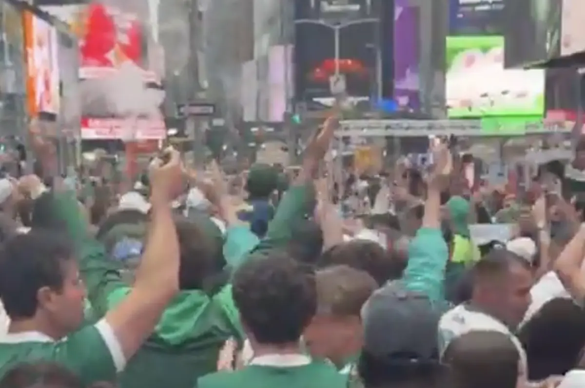 Imagem de contexto do artigo Adeptos do Palmeiras invadem Times Square antes da estreia no Mundial de Clubes