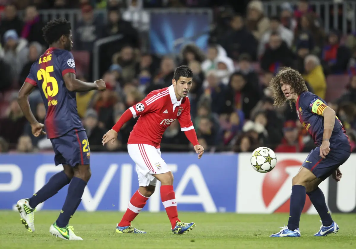 Imagem de contexto do artigo Nolito: "Sempre fui do Barcelona, mas o contrato do Benfica resolvia-me a vida"