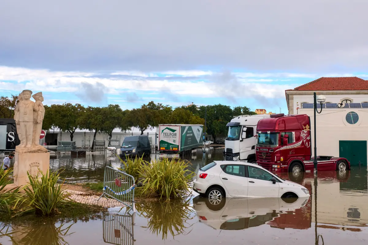 Estragos provocados pelo mau tempo