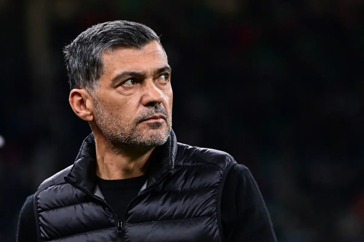 Imagem de contexto do artigo Milan virou o resultado e Sérgio Conceição atira: "Prefiro não dizer as coisas a dizer mentiras..."