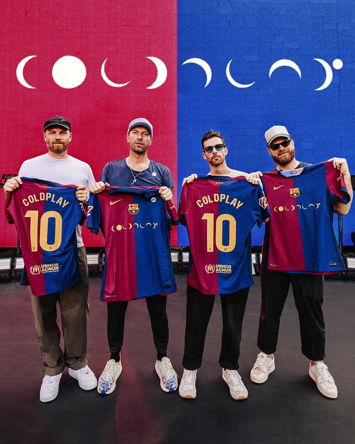 Imagem de contexto do artigo Camisola do Barcelona em colaboração com os Coldplay já está à venda e há fila para comprar