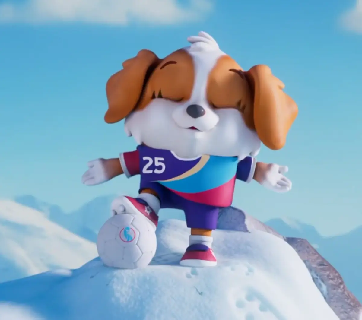 Imagem de contexto do artigo Maddli, a mascote do Europeu'2025 feminino