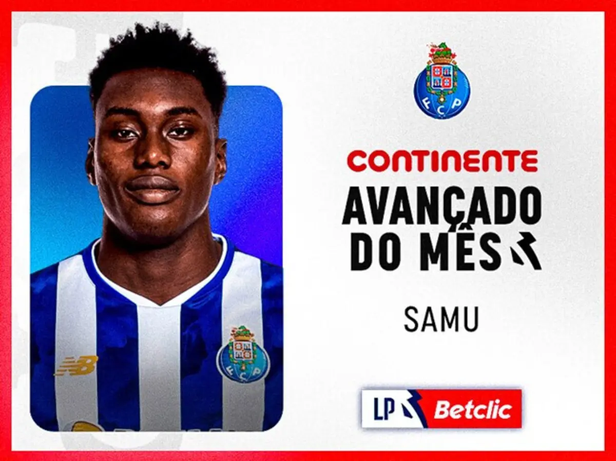 Imagem de contexto do artigo Samu superou Gyokeres e Clayton e é o Avançado do Mês da I Liga