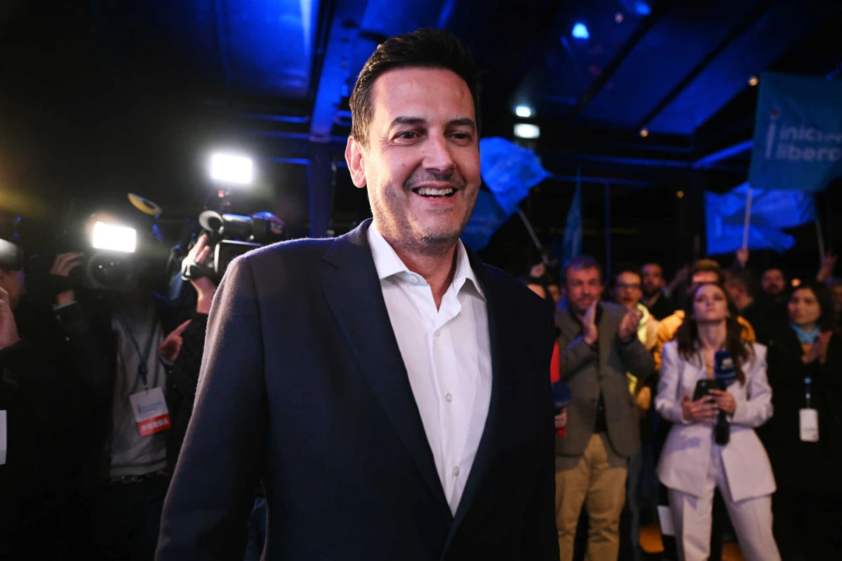 Rui Rocha, líder da Iniciativa Liberal (Créditos: Rita Chantre/Global Imagens)