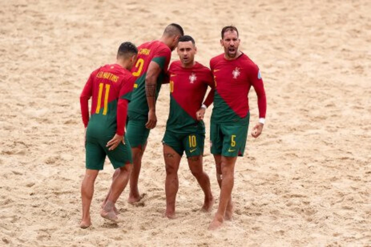 Portugal vai jogar a Liga Europeia de futebol de praia entre 23 e 25 de Maio (créditos: FPF)