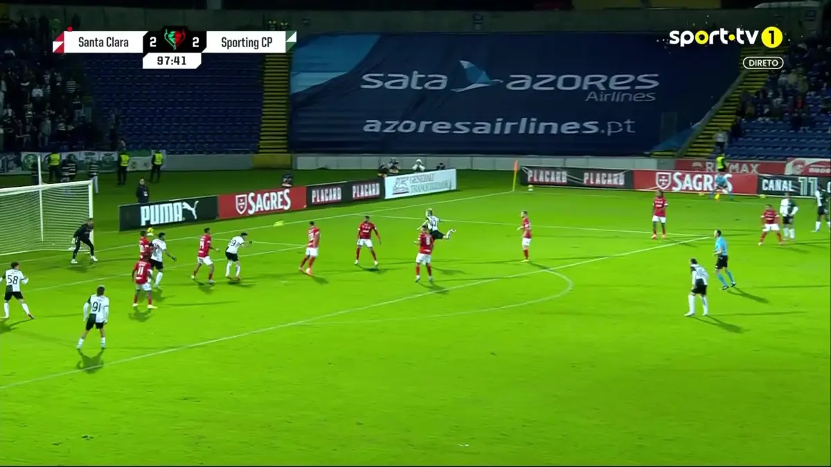 Imagem de contexto do artigo Santa Clara-Sporting: Ioannidis desfaz igualdade no prolongamento. Ora veja