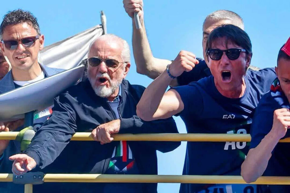 Aurelio De Laurentiis e Antonio Conte