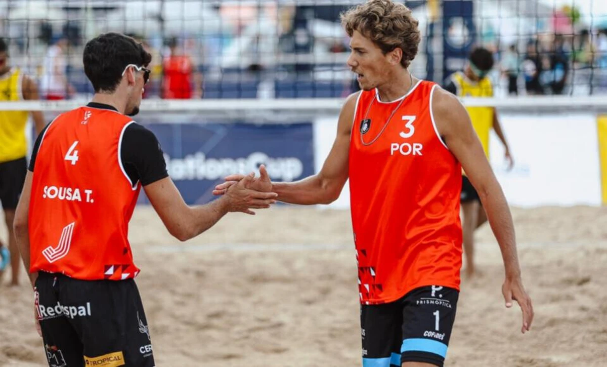 Tomás e Gonçalo Sousa (Créditos: Federação Portuguesa de Voleibol)
