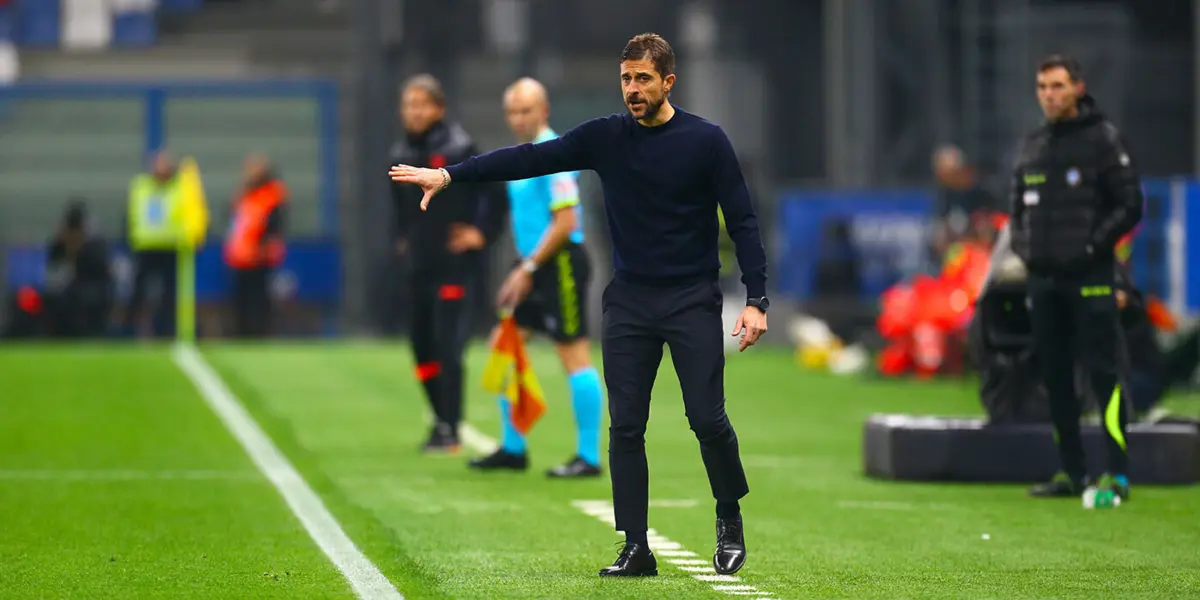 O treinador Alessio Dionisi deixou o comando do Sassuolo