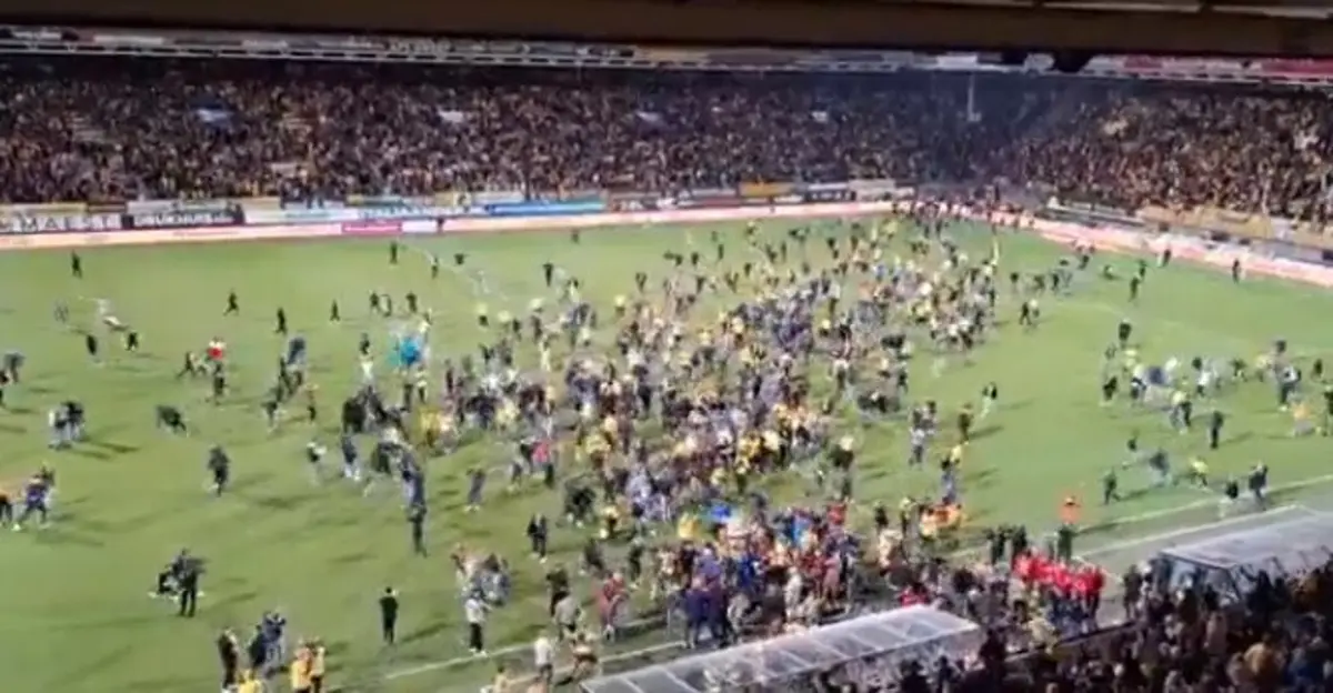 Invasão de adeptos do Roda (créditos: X/Reprodução)