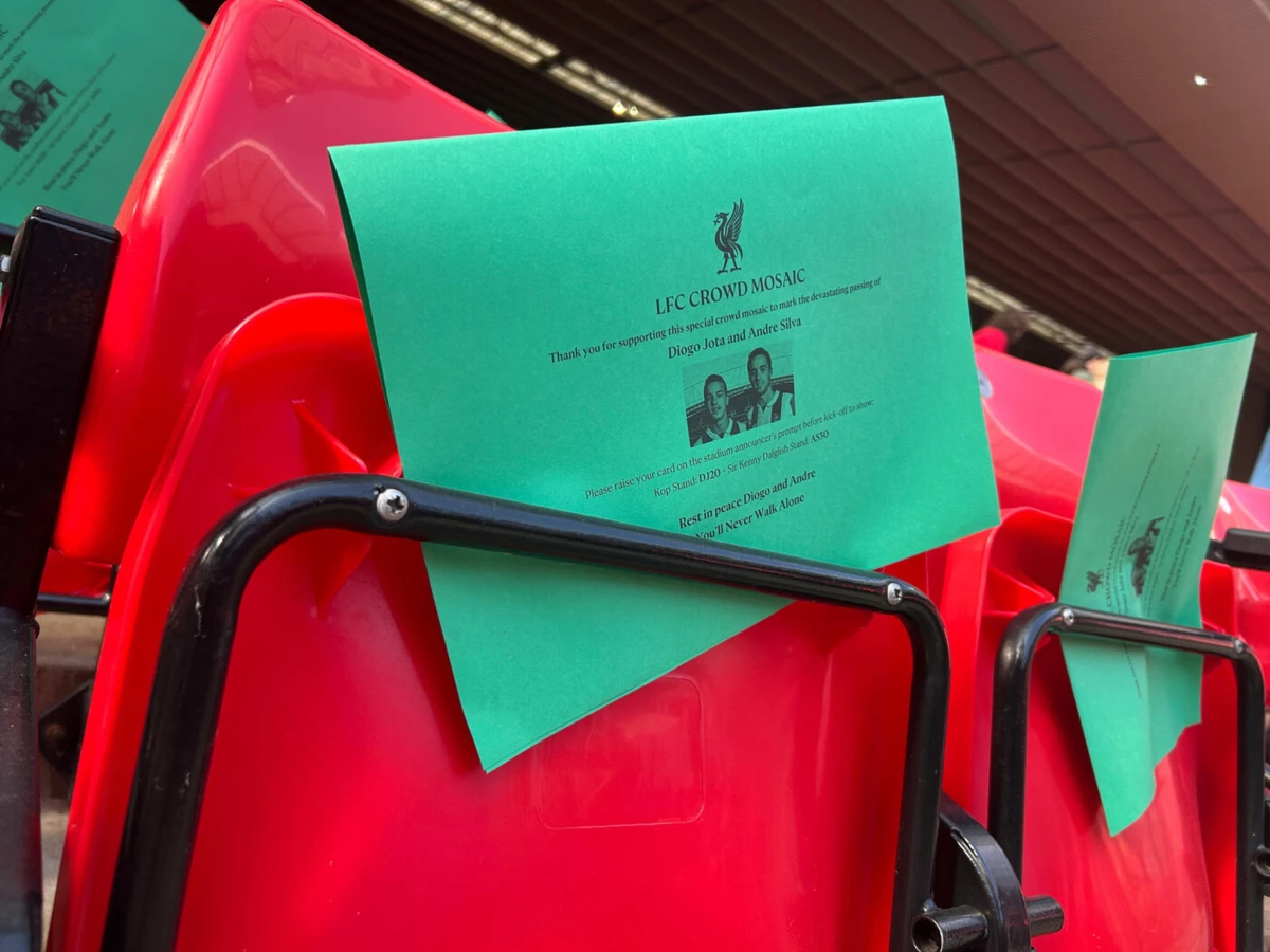 Imagem de contexto do artigo Liverpool prepara mosaico e lança camisola de tributo a Diogo Jota