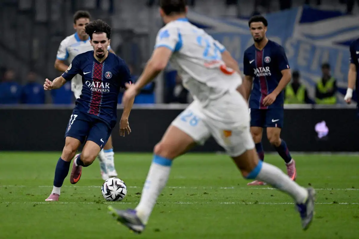 Vitinha jogou na segunda-feira em Marselha