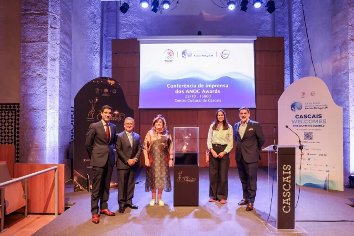 Conferência de imprensa sobre os ANOC Awards, em Cascais (créditos: COP)