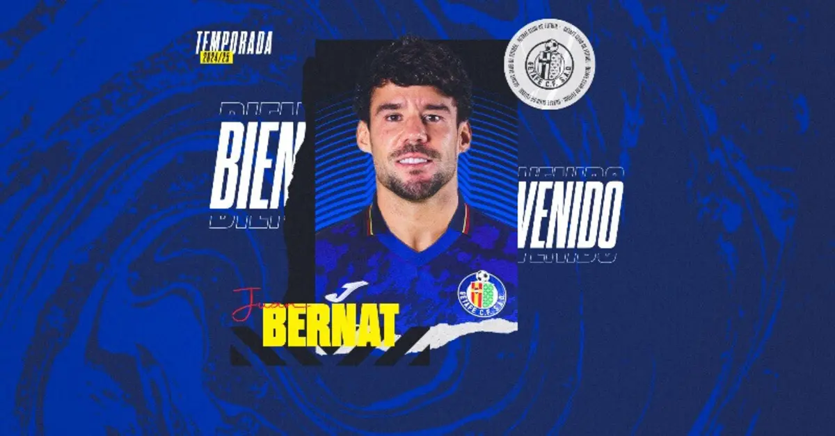 Imagem de contexto do artigo Antigo jogador do Benfica Juan Bernat no Getafe até final da época