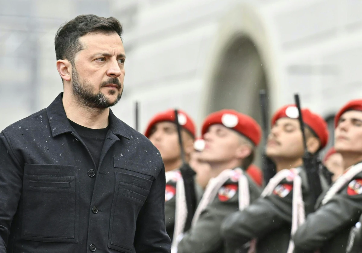 O Presidente da Ucrânia, Volodymyr Zelensky