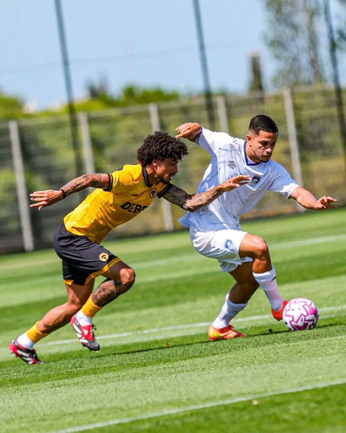 O Santa Clara venceu o Wolverhampton por 2-1 (créditos: Santa Clara)