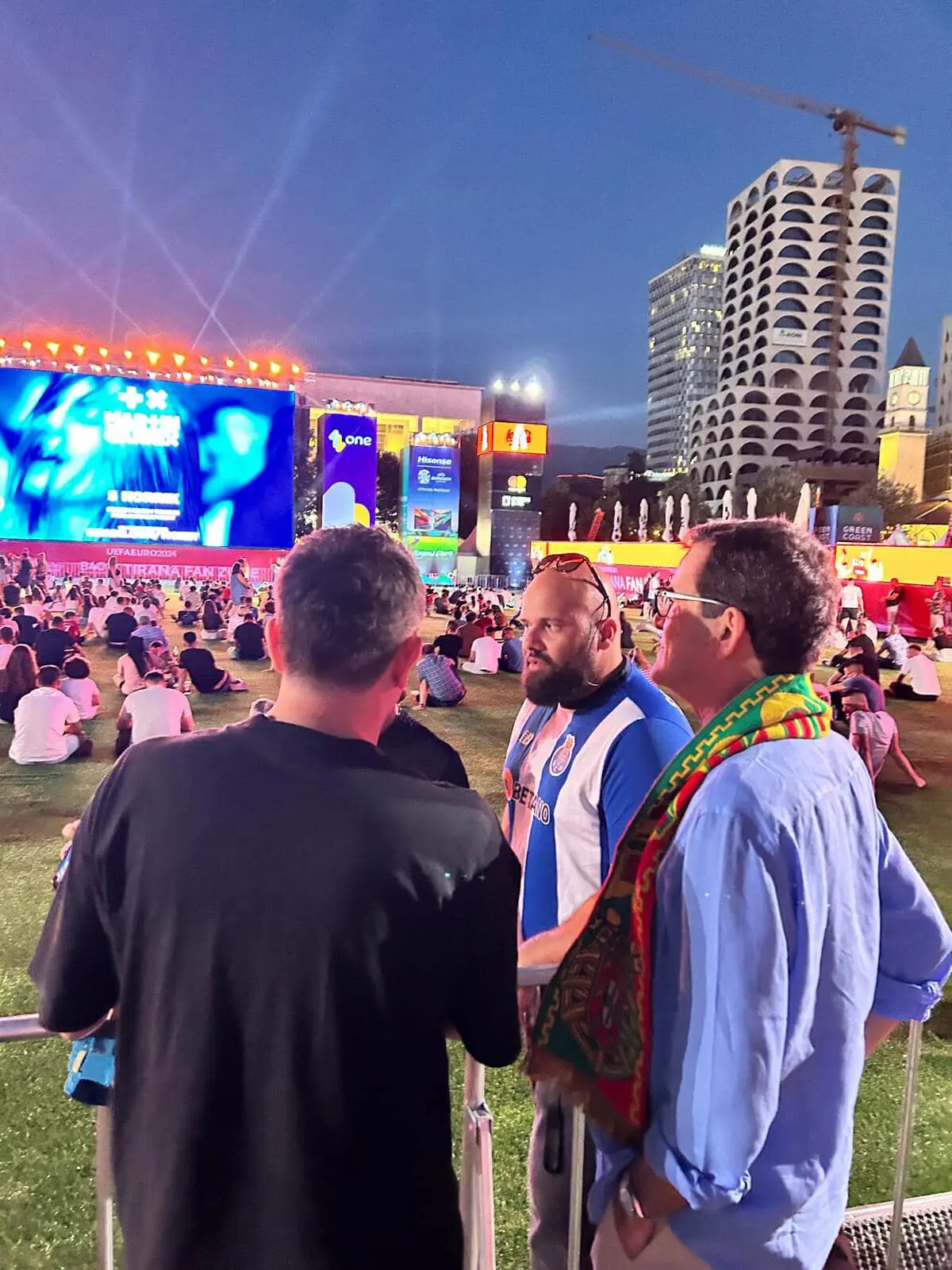 Imagem de contexto do artigo Rui Moreira assistiu ao Portugal-Chéquia na Albânia: "Ambiente incrível"