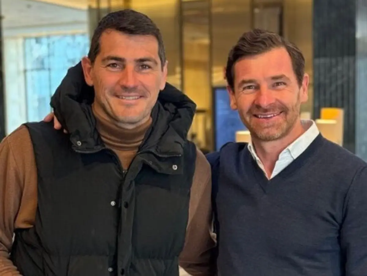 André Villas-Boas com Iker Casillas