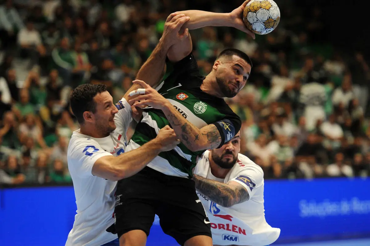 Sporting venceu Wisla Plock (créditos: Álvaro Isidoro)