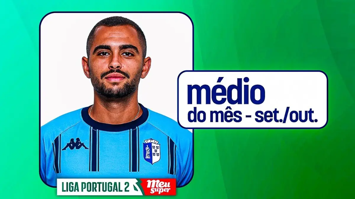 Imagem de contexto do artigo Moha Moukhliss eleito o melhor médio de setembro e outubro na II Liga