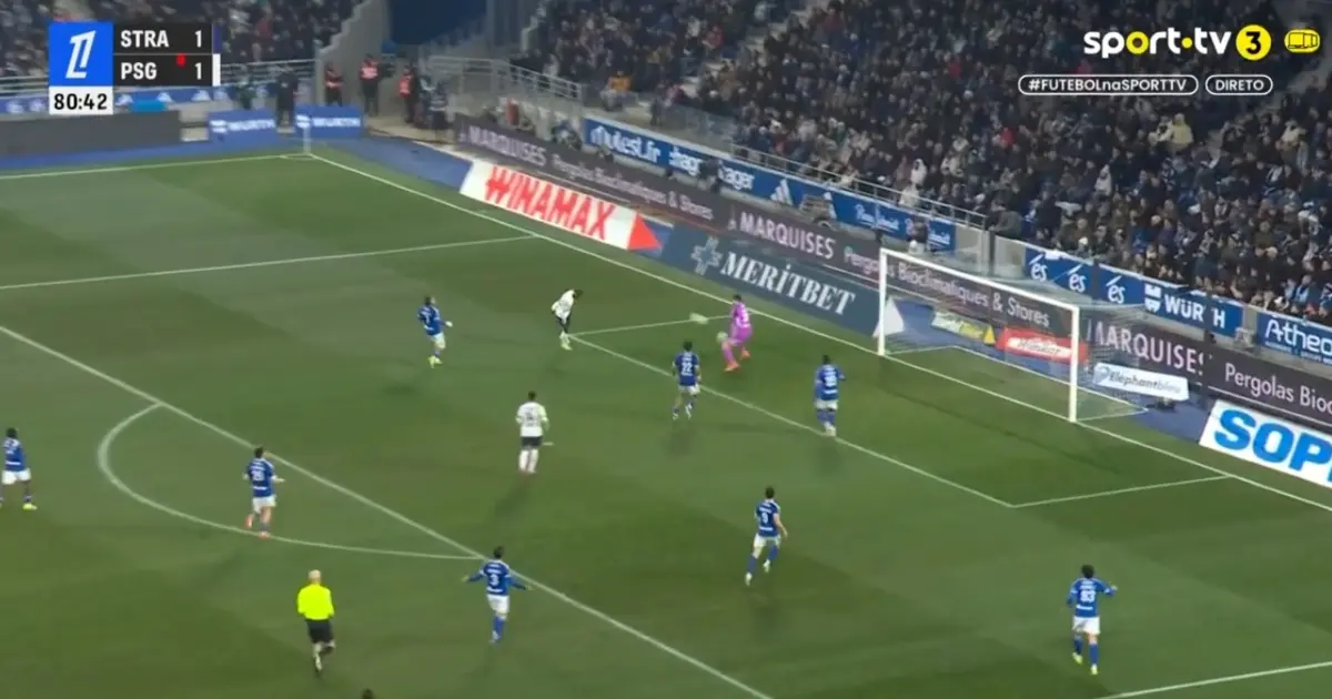 Imagem de contexto do artigo Nuno Mendes garante vitória do PSG em Estrasburgo. Veja o golo