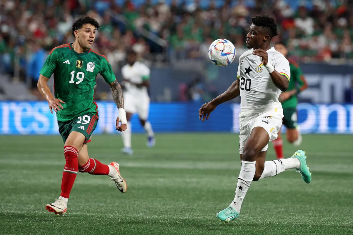 Jorge Sánchez jogou pela seleção do México frente ao Gana