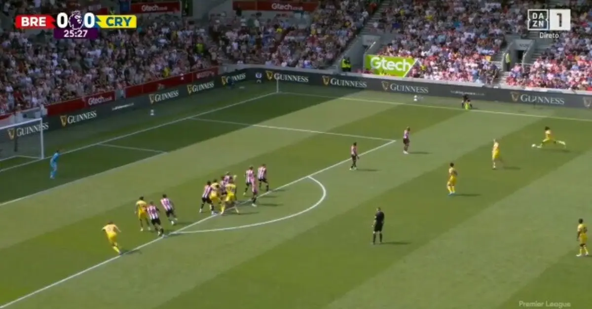 Lance de Eze (créditos: DAZN)