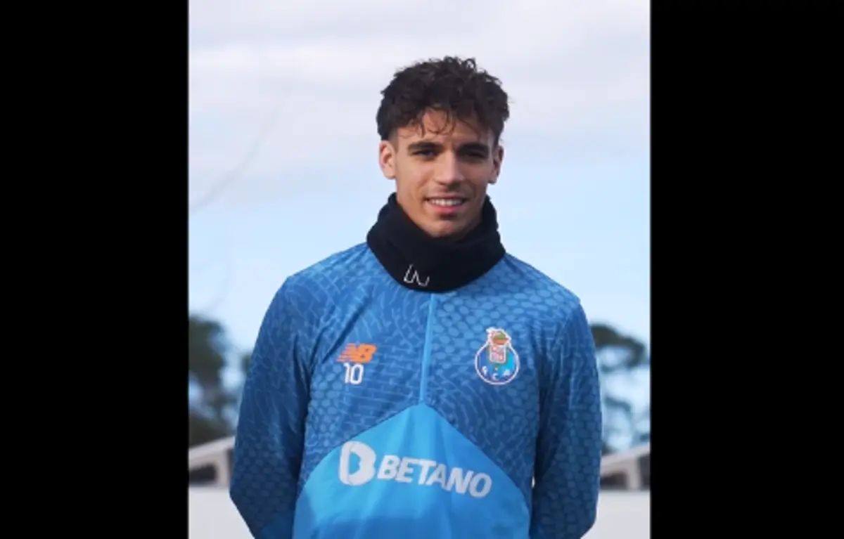 Imagem de contexto do artigo "Há mais uma portista na família": Gabri Veiga em foco no treino