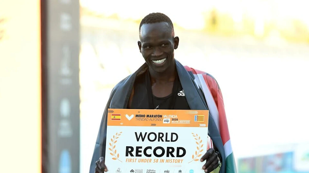 Kibiwott Kandie (créditos: reprodução/Twitter)