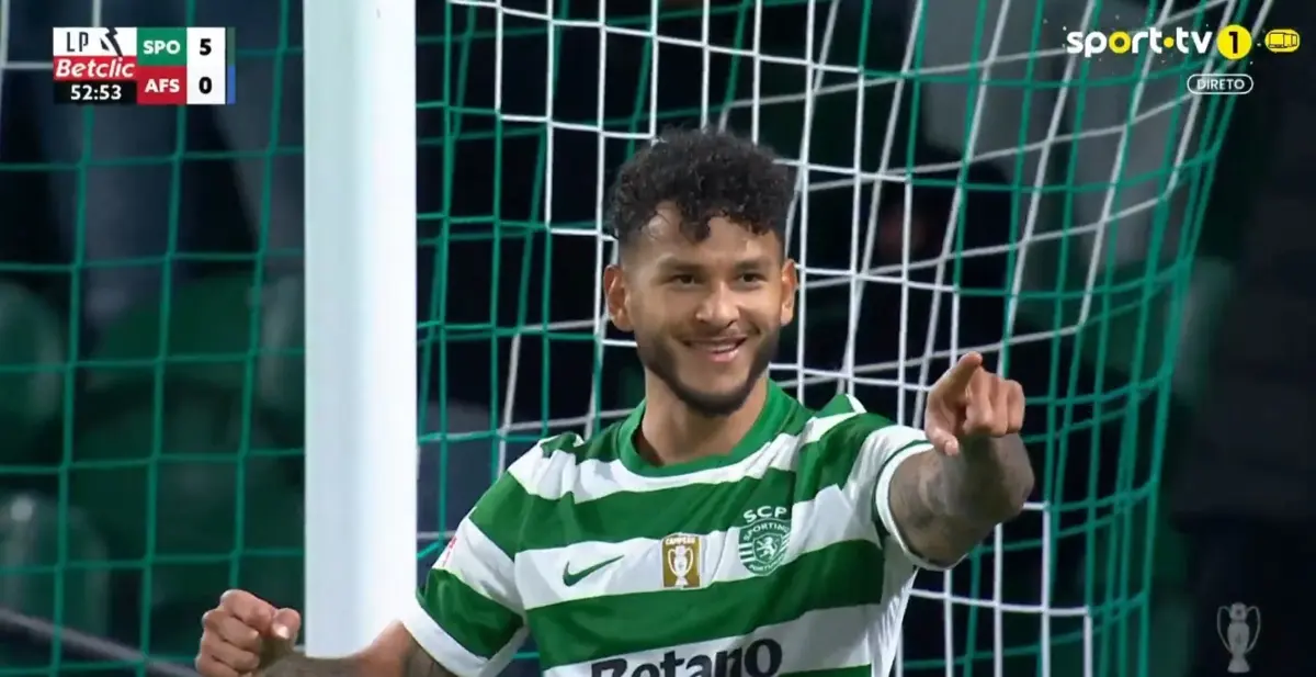 Imagem de contexto do artigo Sporting-Aves SAD: Maxi Araújo e Luis Suárez bisam em seis minutos