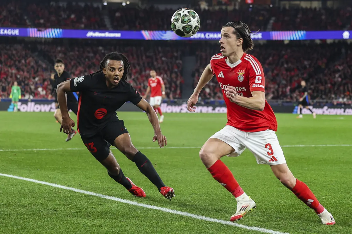 Carreras defrontou o Barcelona na Champions (Créditos: Lusa)