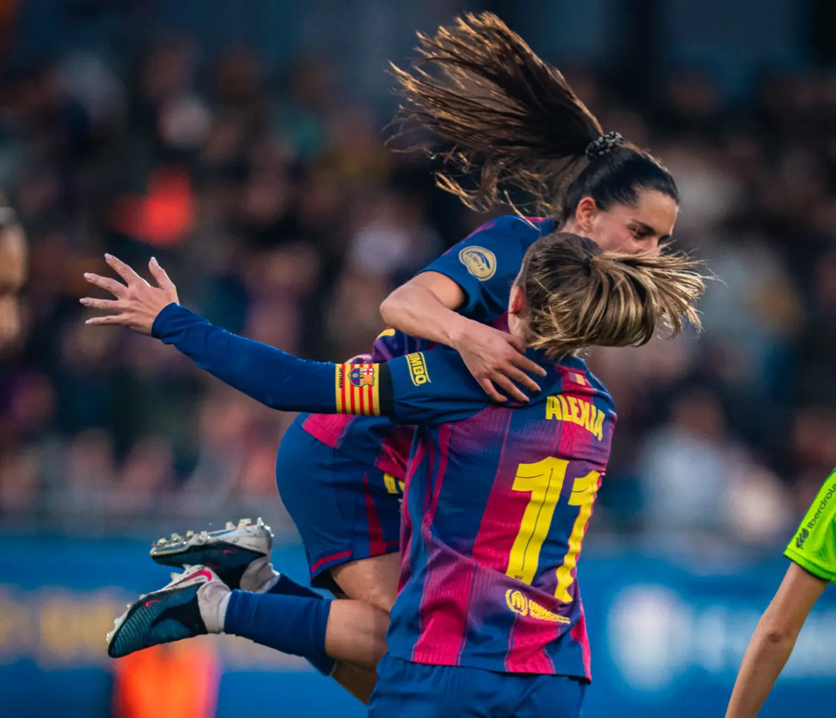 Kika Nazareth e Alexia Putellas