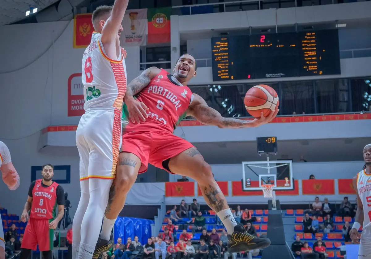 Imagem de contexto do artigo Portugal vence em Montenegro no arranque da corrida ao Mundial de basquetebol